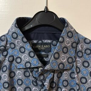 Blue men’s dress shirt size 41